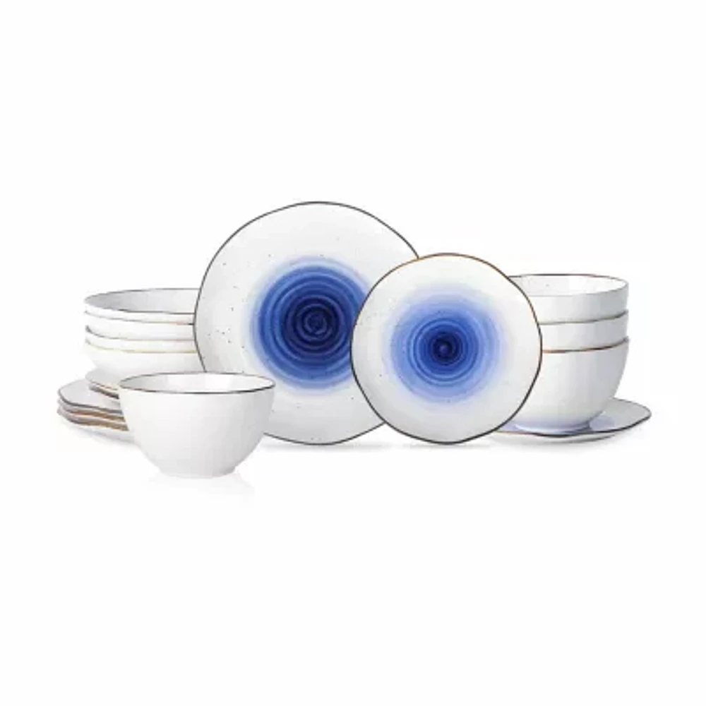 Christian Siriano New York Luna 16-pc. Stoneware Dinnerware Set