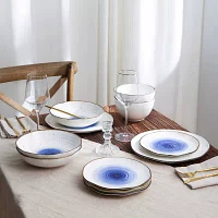 Christian Siriano New York Luna 16-pc. Stoneware Dinnerware Set