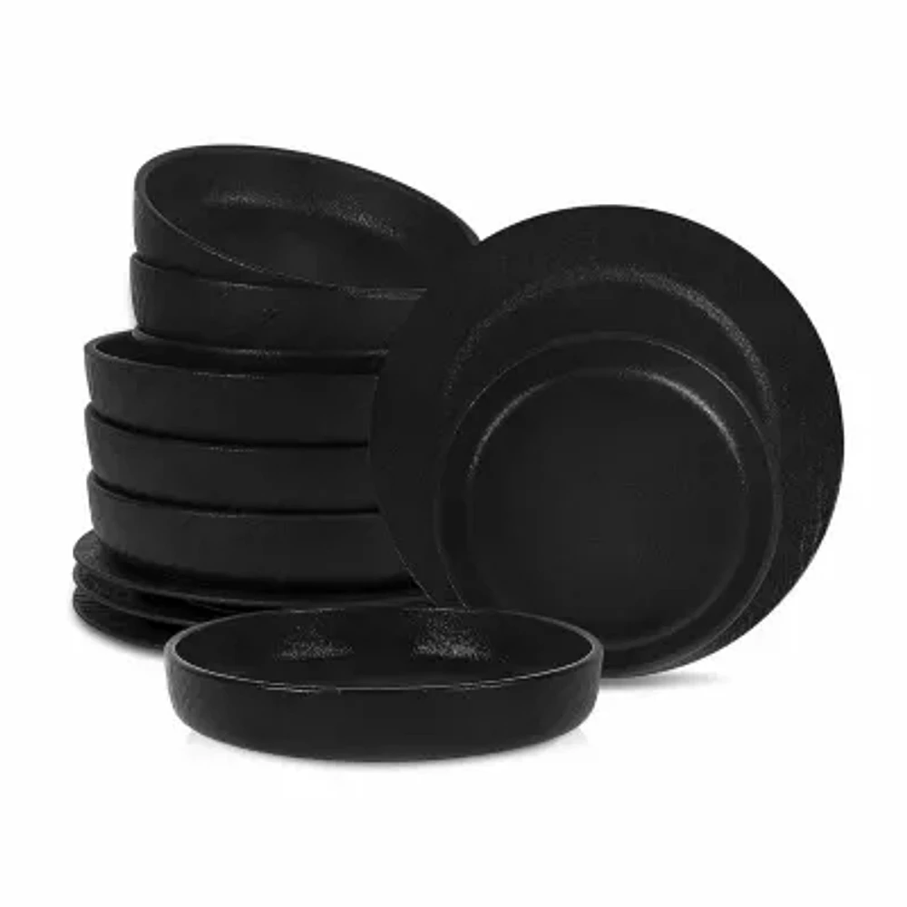 Stone + Lain Senso 24-pc. Bone China Dinnerware Set