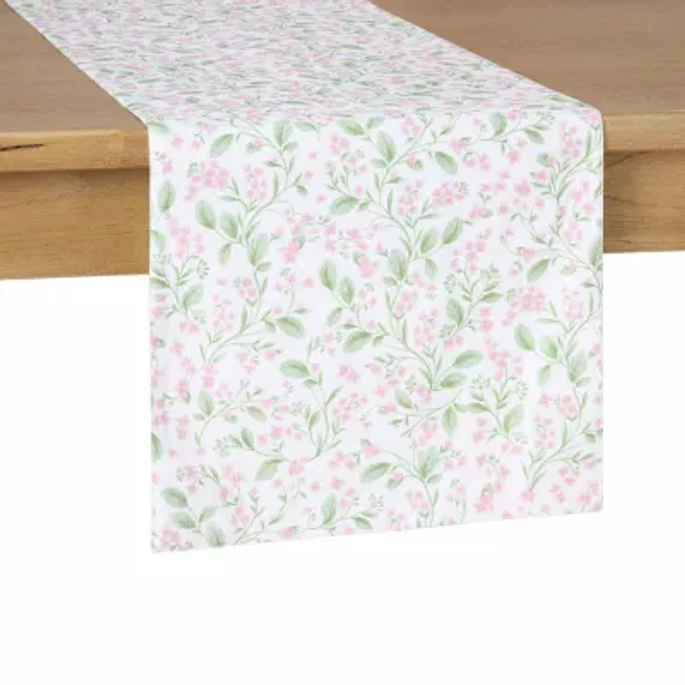 Martha Stewart Kimberly Floral Table Runner