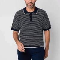 St. John's Bay Polo Mens Short Sleeve Pullover Sweater