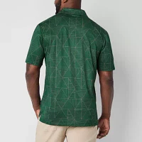 Stylus Printed Big and Tall Mens Regular Fit Short Sleeve Polo Shirt