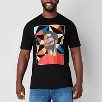 Hope & Wonder Black History Month Mens Big Tall Short Sleeve Graphic T-Shirt