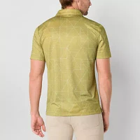 Stylus Mens Short Sleeve Printed Polo Shirt