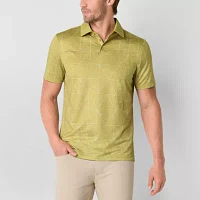 Stylus Mens Short Sleeve Printed Polo Shirt