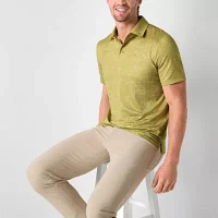 Stylus Mens Short Sleeve Printed Polo Shirt