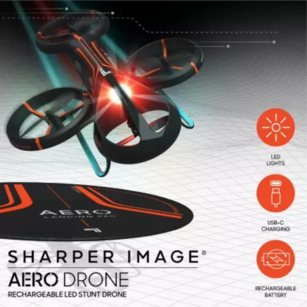 Sharper Image Rechargeable LED Aero Stunt Drone