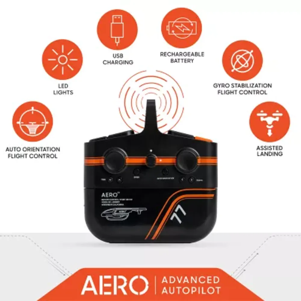 Sharper Image Rechargeable LED Aero Stunt Drone