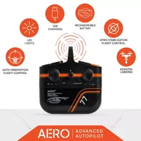 Sharper Image Rechargeable LED Aero Stunt Drone