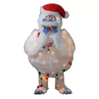 32'' Lighted Bumble with String Lights Outdoor Christmas Yard Decoration