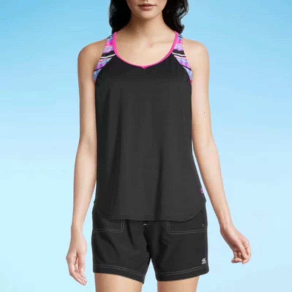 Active Blouson Tankini Top