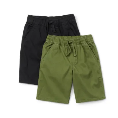 Thereabouts Little & Big Boys Stretch Fabric Adjustable Waist Pull-On 2-pc. Jogger Short