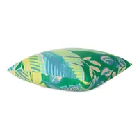 Distant Lands 18x18 Jungle Leaf Square Outdoor Pillow