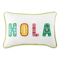 Distant Lands 12x18 Hola Rectangular Outdoor Pillow