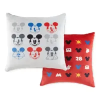 Disney Collection Mickey Mouse Square Throw Pillow