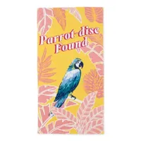 Outdoor Oasis Printed Parrot-Dise Beach Towel