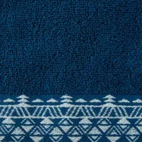 Distant Lands Navy Tassel Hand Towels