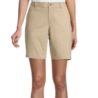 a.n.a Womens 9" Mid Rise Chino Short