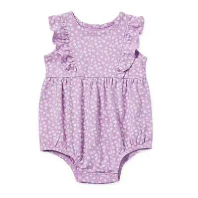 Okie Dokie Baby Girls Short Sleeve Romper