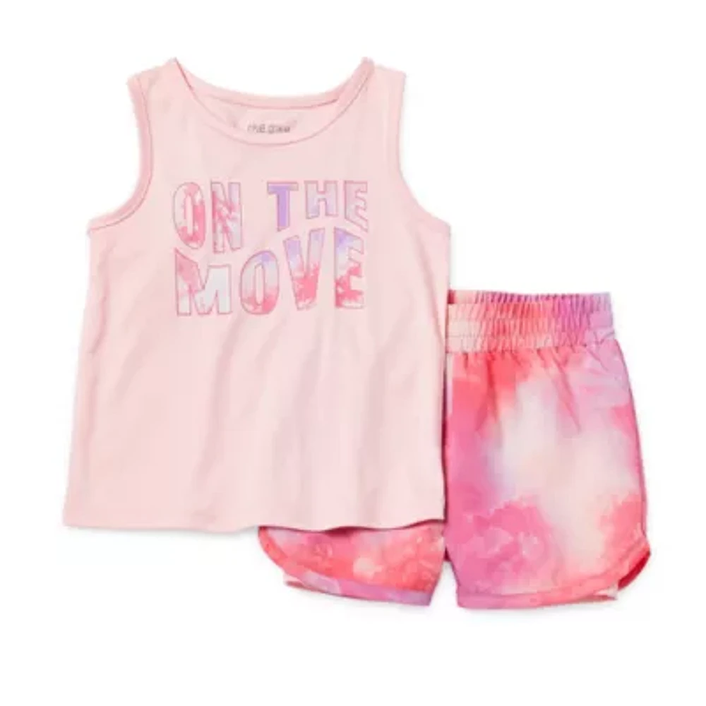 Okie Dokie Toddler & Little Girls Active 2-pc. Short Set