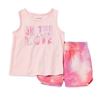 Okie Dokie Toddler & Little Girls Active 2-pc. Short Set