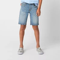 Thereabouts Little & Big Boys Stretch Fabric Adjustable Waist Denim Short