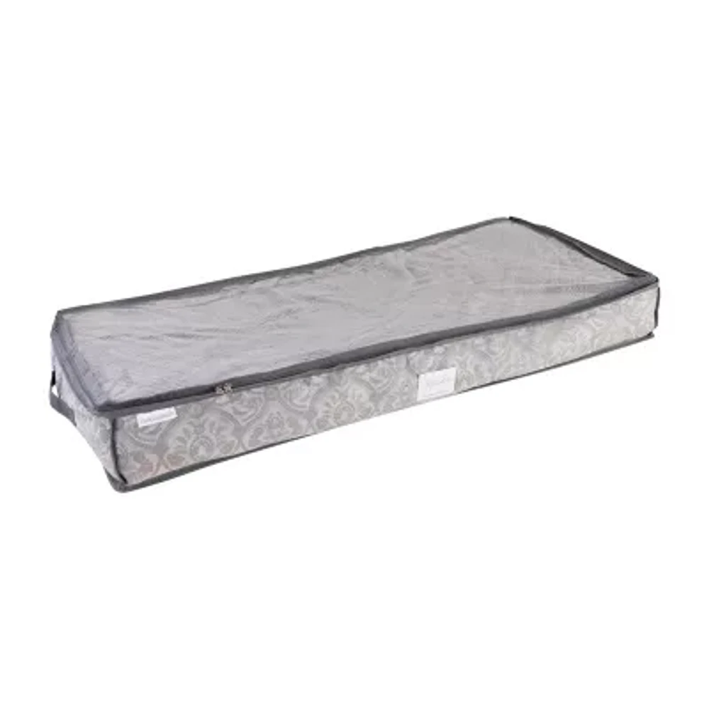 Kennedy International Gray Pattern Fabric Single Compartment Underbed Storage