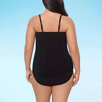 Trimshaper Tankini Swimsuit Top Plus