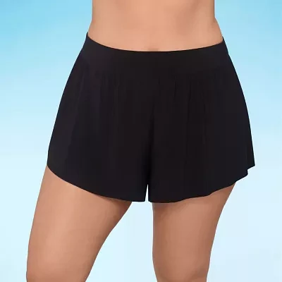 Trimshaper Womens Swim Shorts Plus