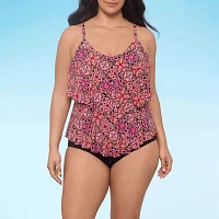 Trimshaper Tankini Swimsuit Top Plus