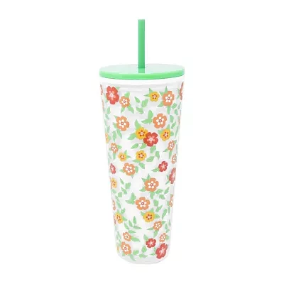 Martha Stewart 24oz. Acrylic Insulated Tumbler with Straw