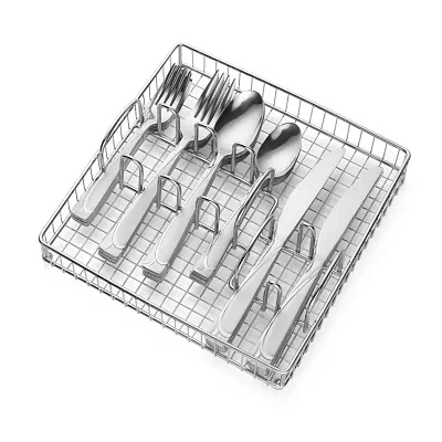 Cambridge Mena 40-pc. Flatware Set + Caddy