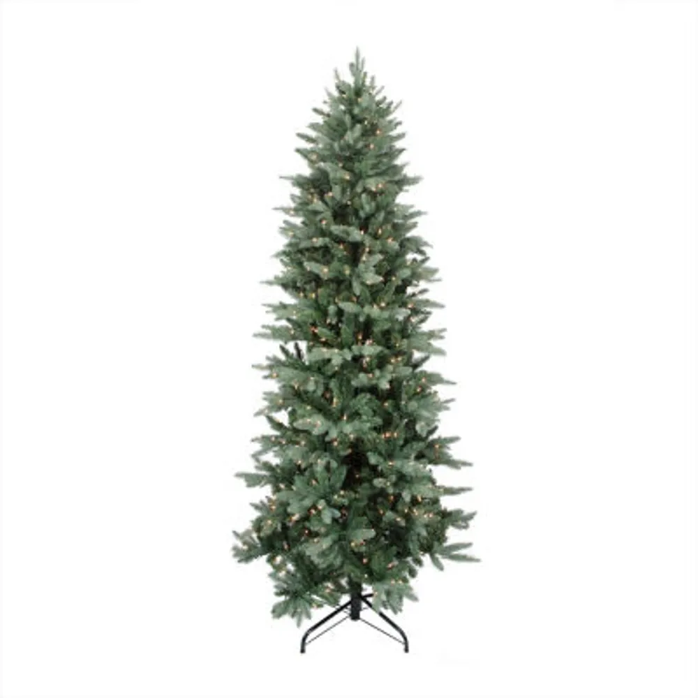 10' Pre-Lit Slim Washington Fraser Fir Artificial Christmas Tree - Clear Lights