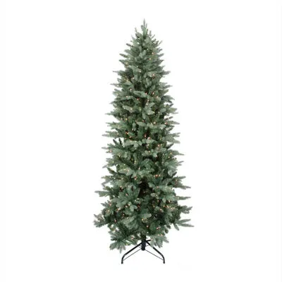 10' Pre-Lit Slim Washington Fraser Fir Artificial Christmas Tree - Clear Lights