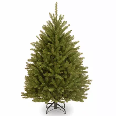 National Tree Co. Dunhill Fir Hinged 4 1/2 Foot Fir Christmas Tree