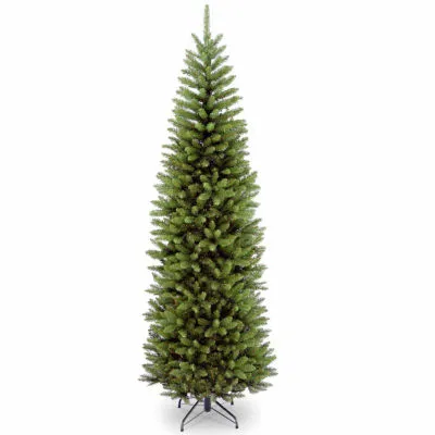 National Tree Co. 7 / Foot Kingswood Fir Hinged Pencil Christmas Tree