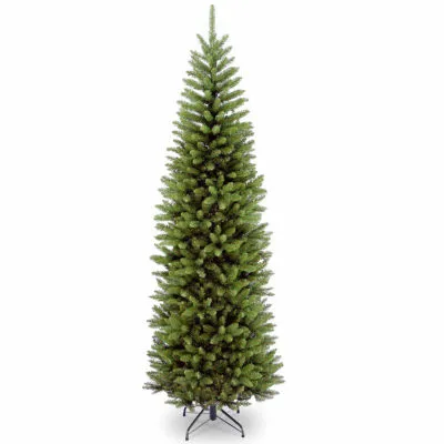 National Tree Co. Kingswood Fir Hinged Pencil 7 Foot Fir Christmas Tree