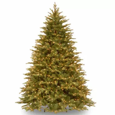 National Tree Co. Nordic Spruce Hinged / Foot Pre-Lit Spruce Christmas Tree