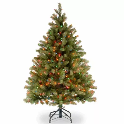 National Tree Co. Downswept Douglas Fir Hinged 1/2 Foot Pre-Lit Fir Christmas Tree