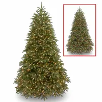 National Tree Co. Jersey Frasier Fir 7 1/2 Foot Pre-Lit Fir Christmas Tree