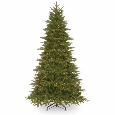 National Tree Co. Northern Frasier Hinged 7 1/2 Foot Pre-Lit Fir Christmas Tree