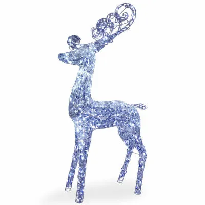 National Tree Co. Standing Reindeer Christmas Holiday Yard Art