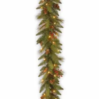 National Tree Co. Long Needle Pine Cone Indoor Outdoor Christmas Garland