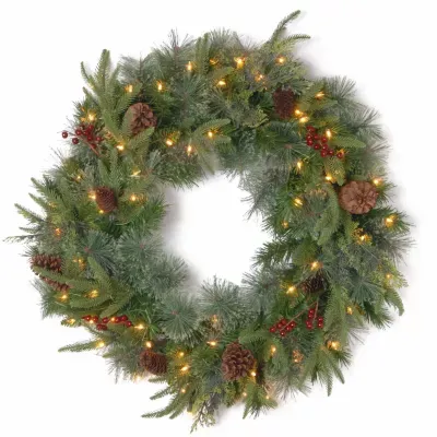 National Tree Co. Colonial Feel Real Indoor Outdoor Christmas Wreath