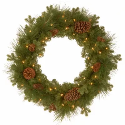 National Tree Co. Eastwood Spruce Feel Real Indoor Outdoor Christmas Wreath