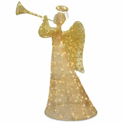 National Tree Co. Trumpeting Angel Christmas Yard Art