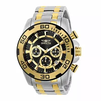 Invicta Mens Chronograph Two Tone Stainless Steel Bracelet Watch 22322