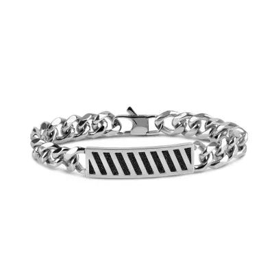 Stainless Steel Solid Id Bracelet