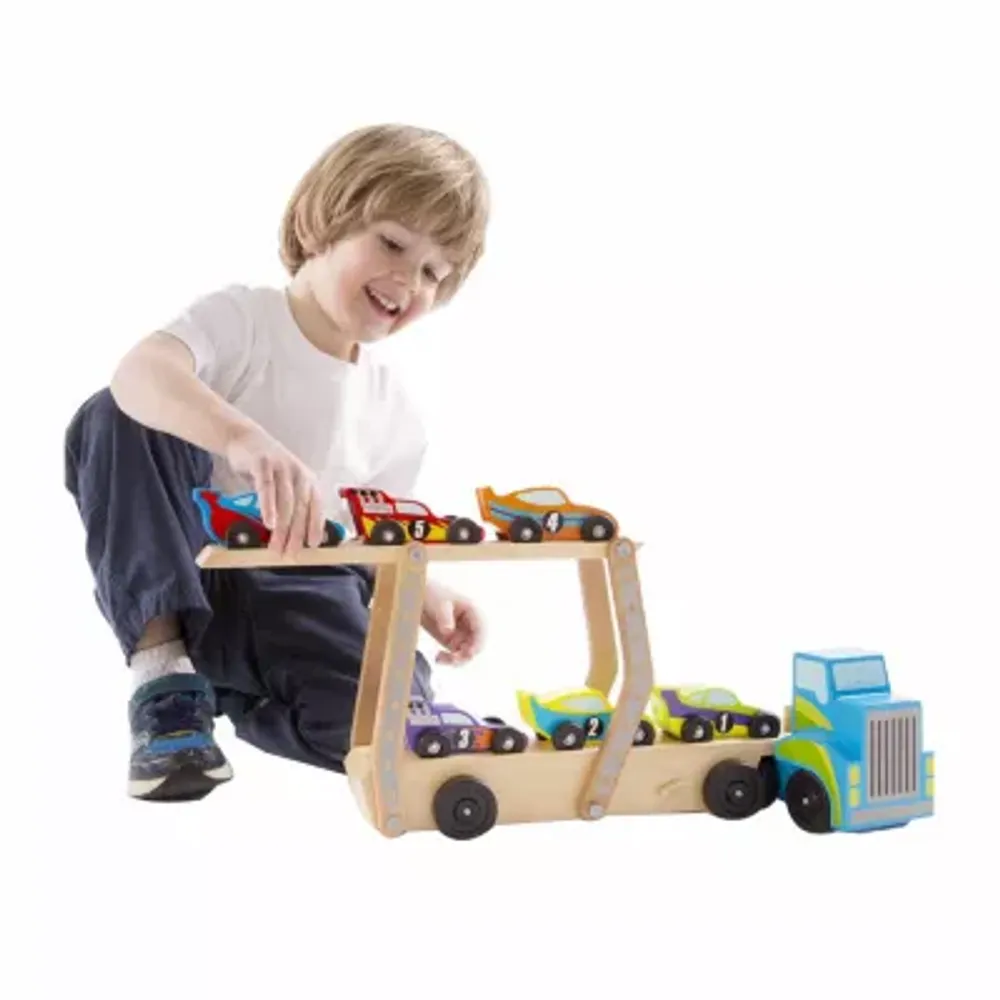 Melissa & Doug Mega Race-Car Carrier