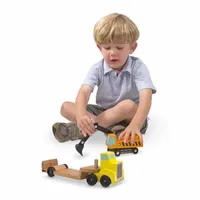 Melissa & Doug Trailer & Excavator